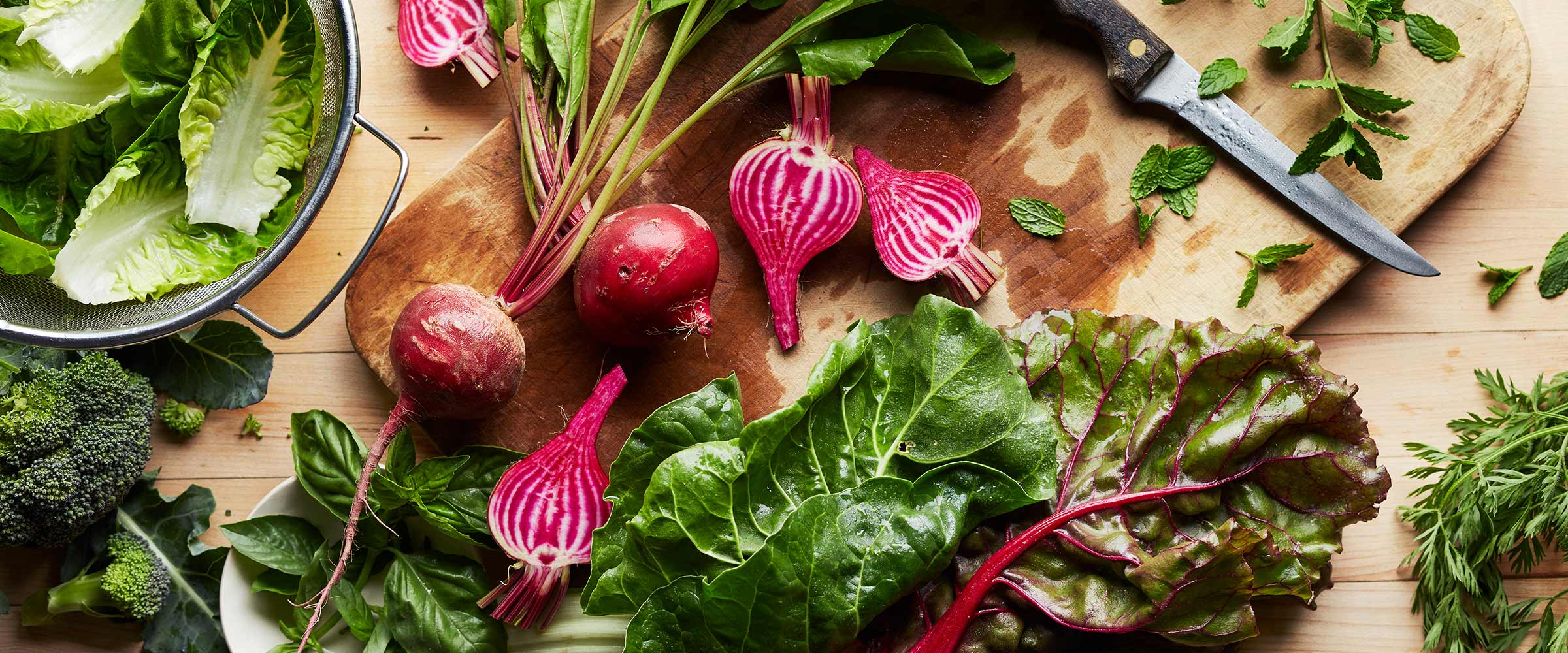 Vegetables on the table